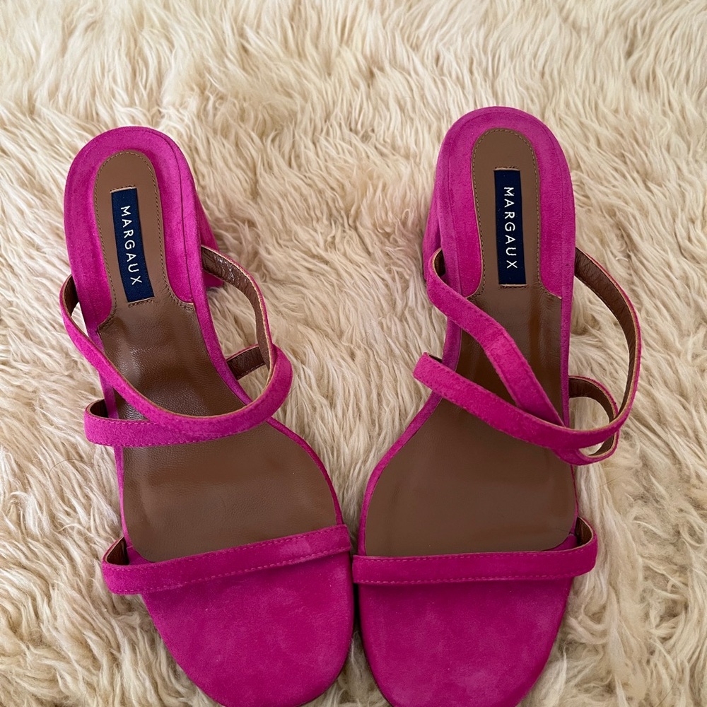 Margaux Pink Strappy Sandals